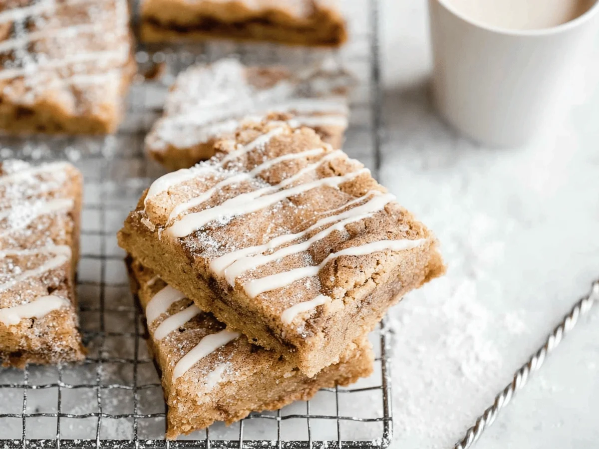 Cinnamon Roll Blondies Recipe: Sweet, Gooey, and Irresistible - Featured Image