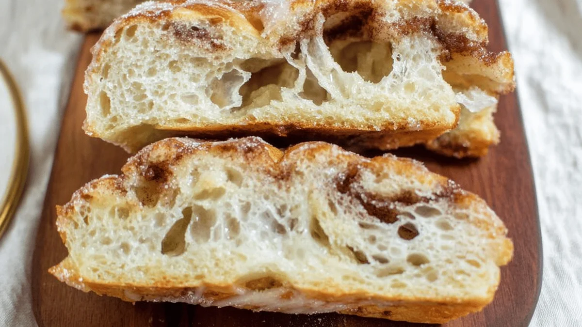 Cinnamon Roll Sourdough Focaccia Recipe