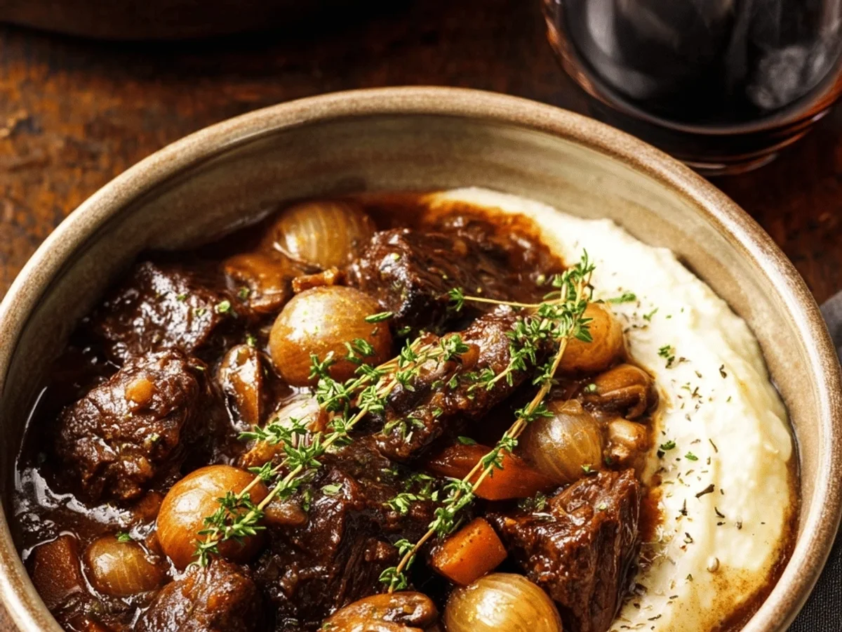 Classic Beef Bourguignon Recipe: My Cozy French Stew - Featured Image