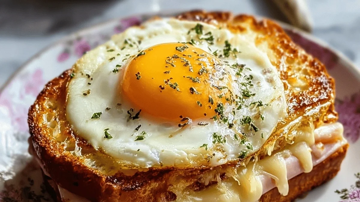 Classic Croque Madame: My Cheesy Brunch Love Story