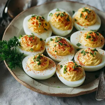 Classic Deviled Eggs: A Tangy, Creamy Appetizer
