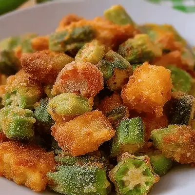 Classic Fried Okra and Tomatoes Recipe