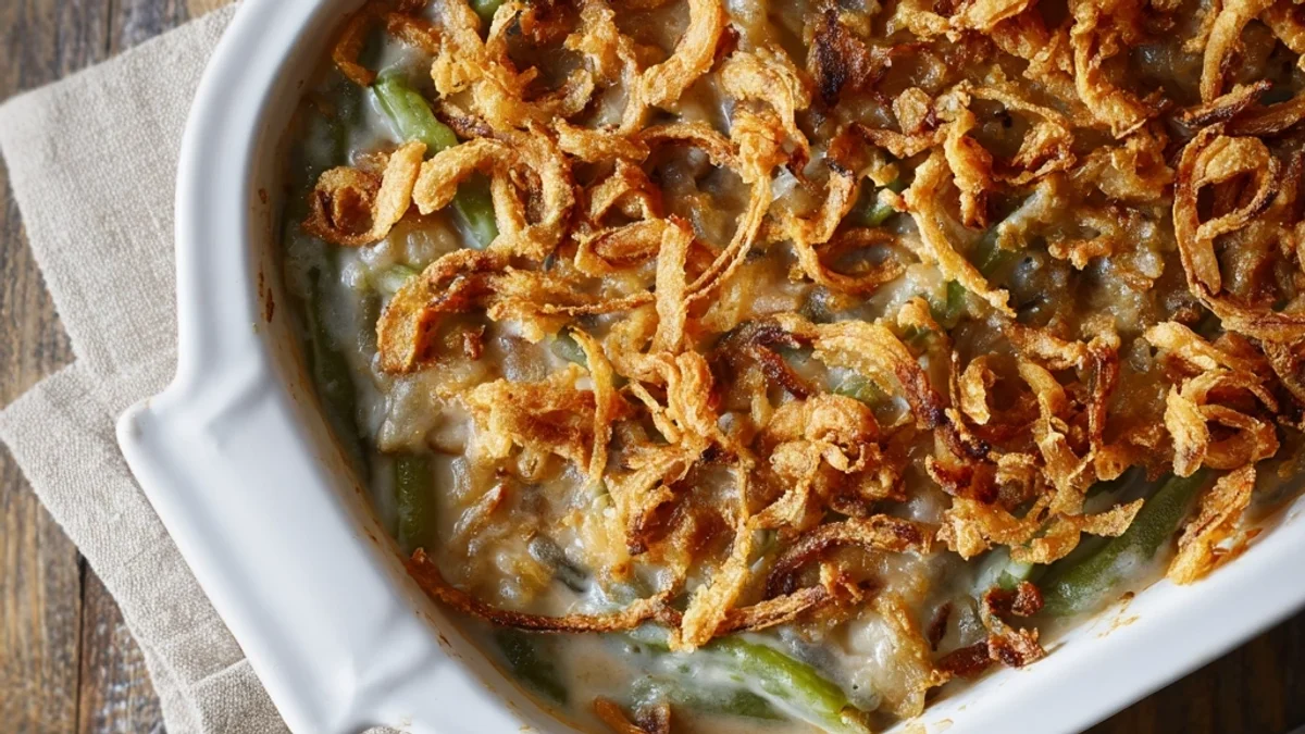 Classic Green Bean Casserole: A Holiday Staple