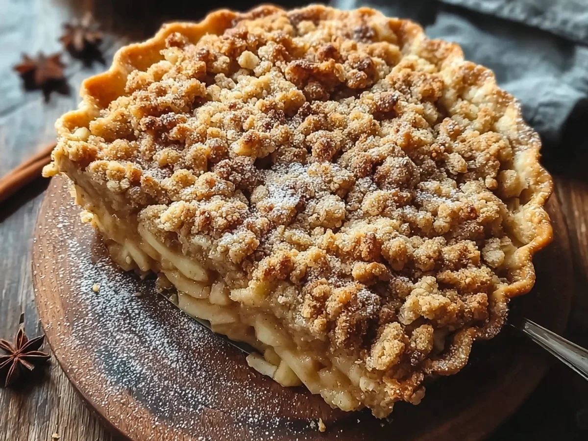 Classic Homemade Dutch Apple Pie with Crumb - Featured Image