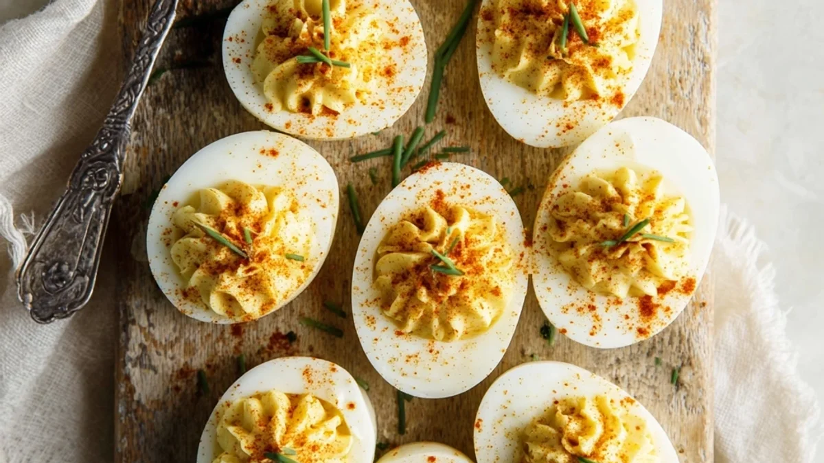 Classic Southern Deviled Eggs: Tangy & Creamy