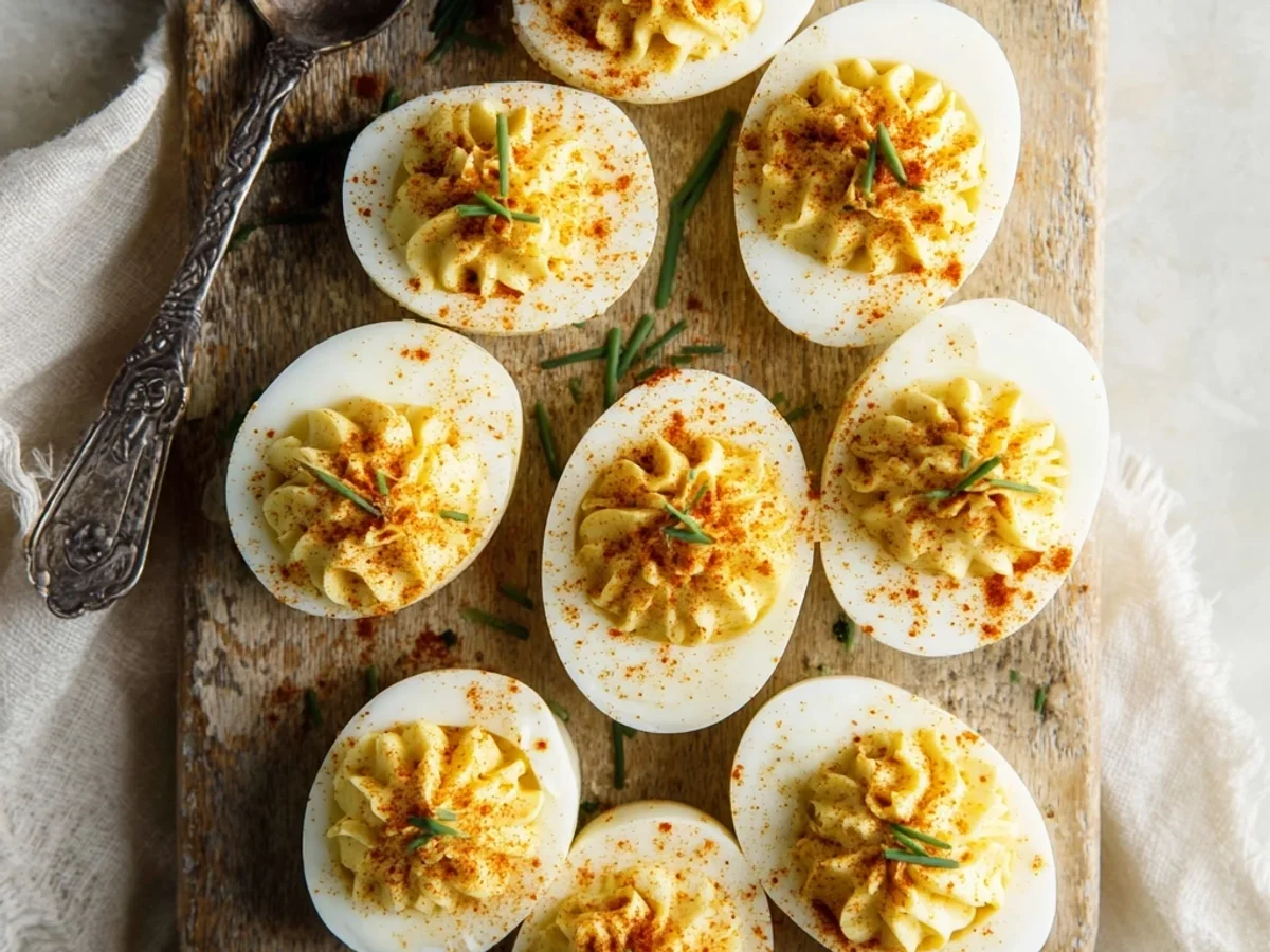 Classic Southern Deviled Eggs: Tangy & Creamy - Featured Image