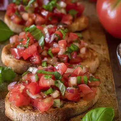 Classic Tomato Bruschetta Recipe