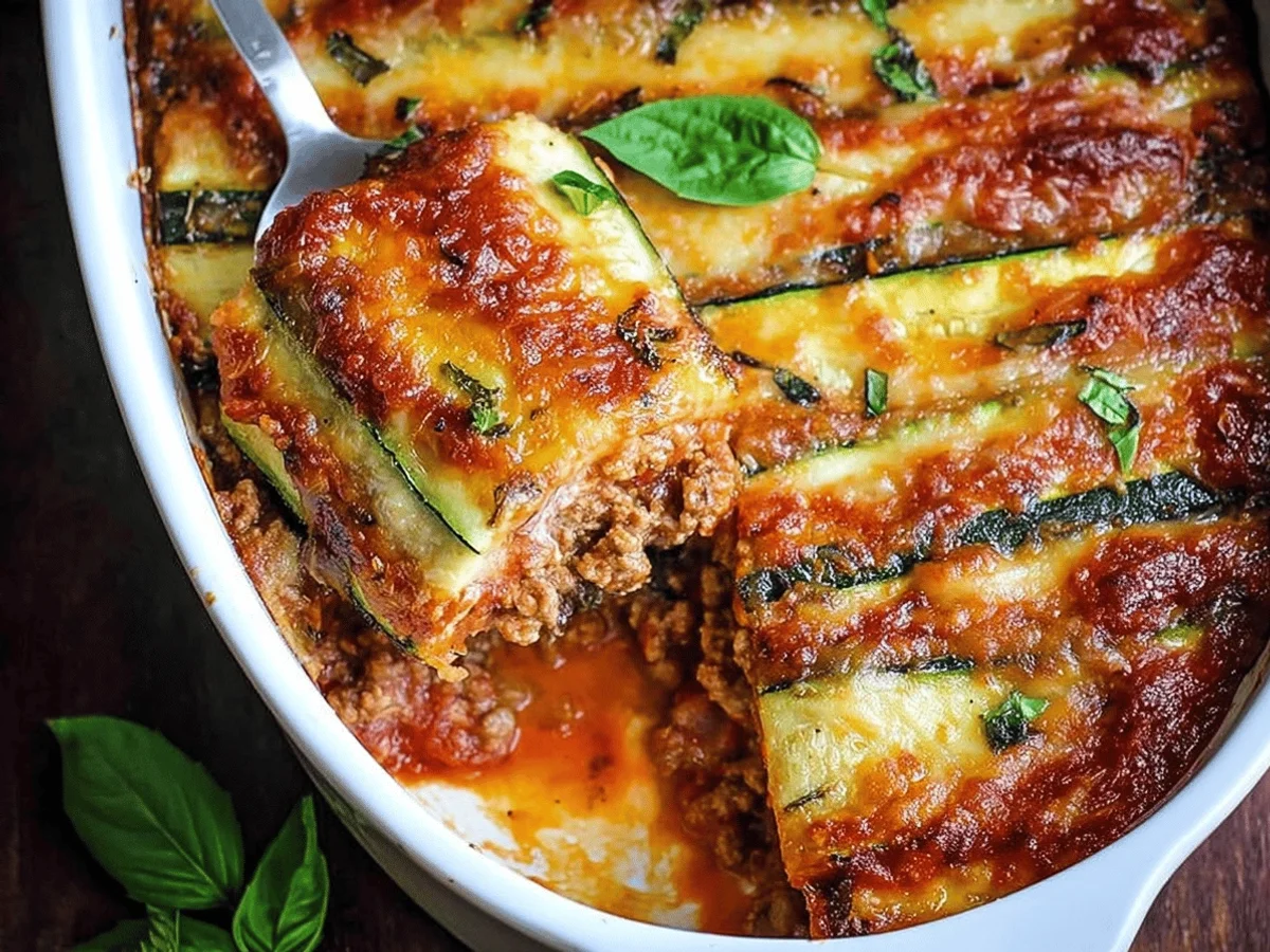Classic Zucchini Lasagna Recipe - Featured Image