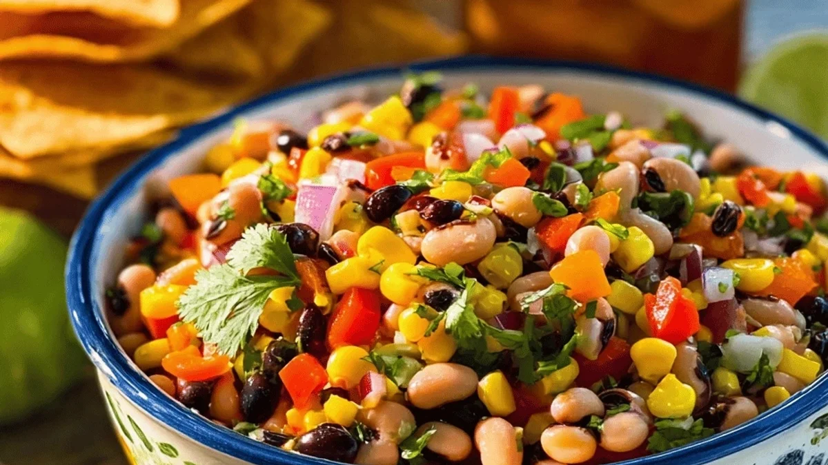 Cowboy Caviar Salad: My Go-To Potluck Star!