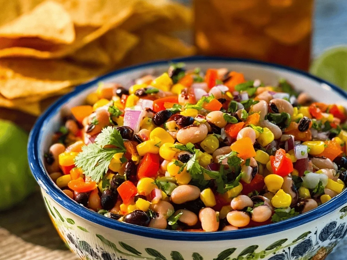 Cowboy Caviar Salad: My Go-To Potluck Star! - Featured Image