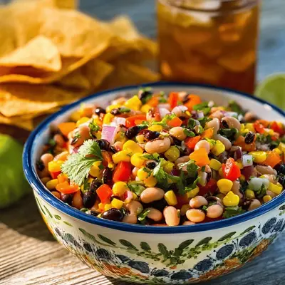 Cowboy Caviar Salad: My Go-To Potluck Star!