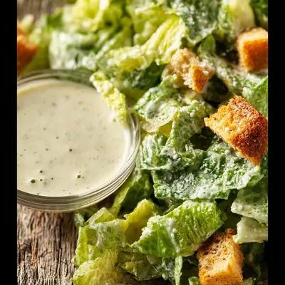 Creamy 10-Min Easy Caesar Salad Dressing