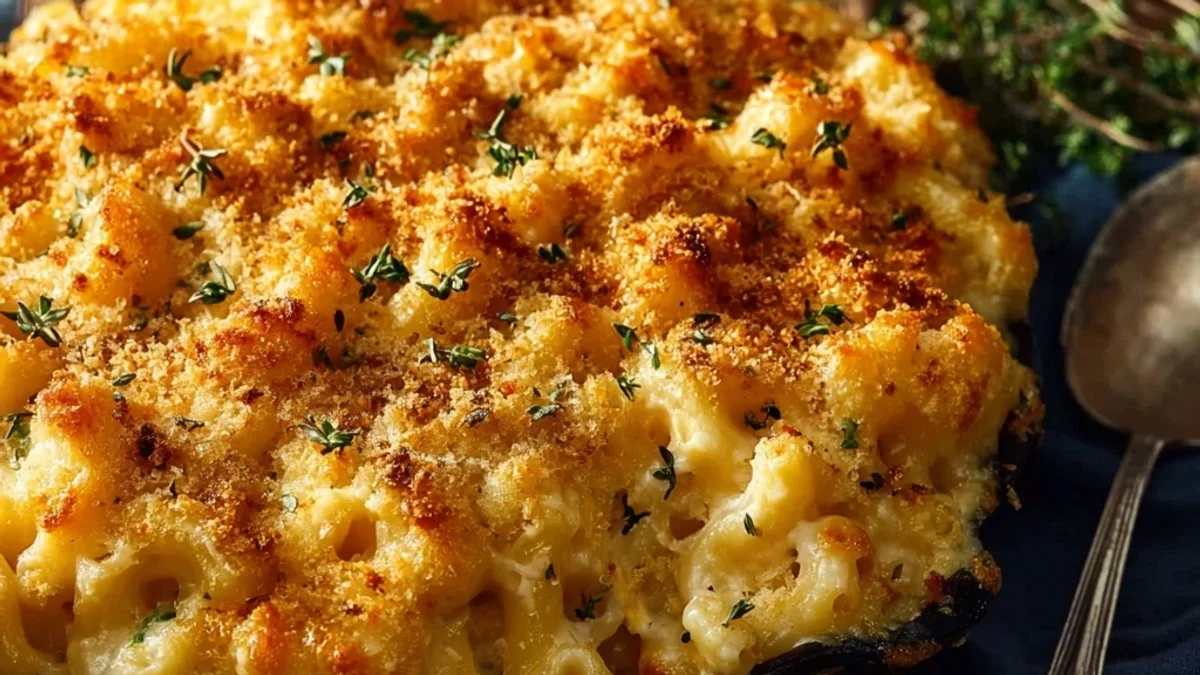 Creamy Baked Mac and Cheese: A Homestyle Family Favorite