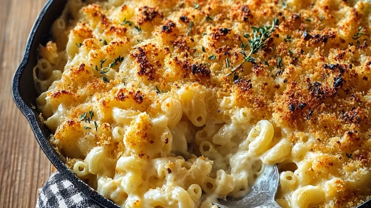 Creamy Baked Mac and Cheese: Golden, Bubbly Goodness