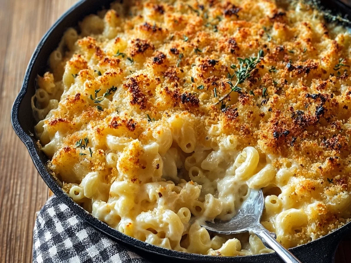 Creamy Baked Mac and Cheese: Golden, Bubbly Goodness - Featured Image