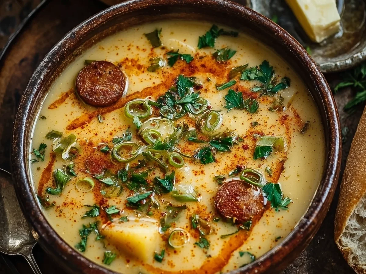 Creamy Cajun Potato Soup: Rich, Spicy & Simple Recipe - Featured Image