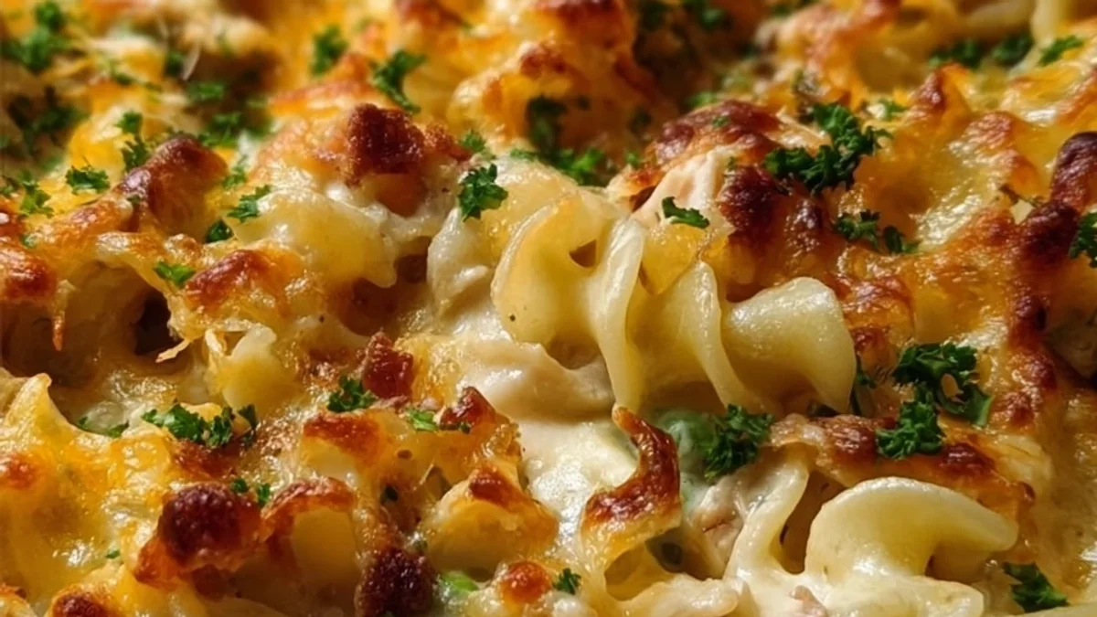 Creamy Cheesy Crazy Good Casserole for Family Dinner