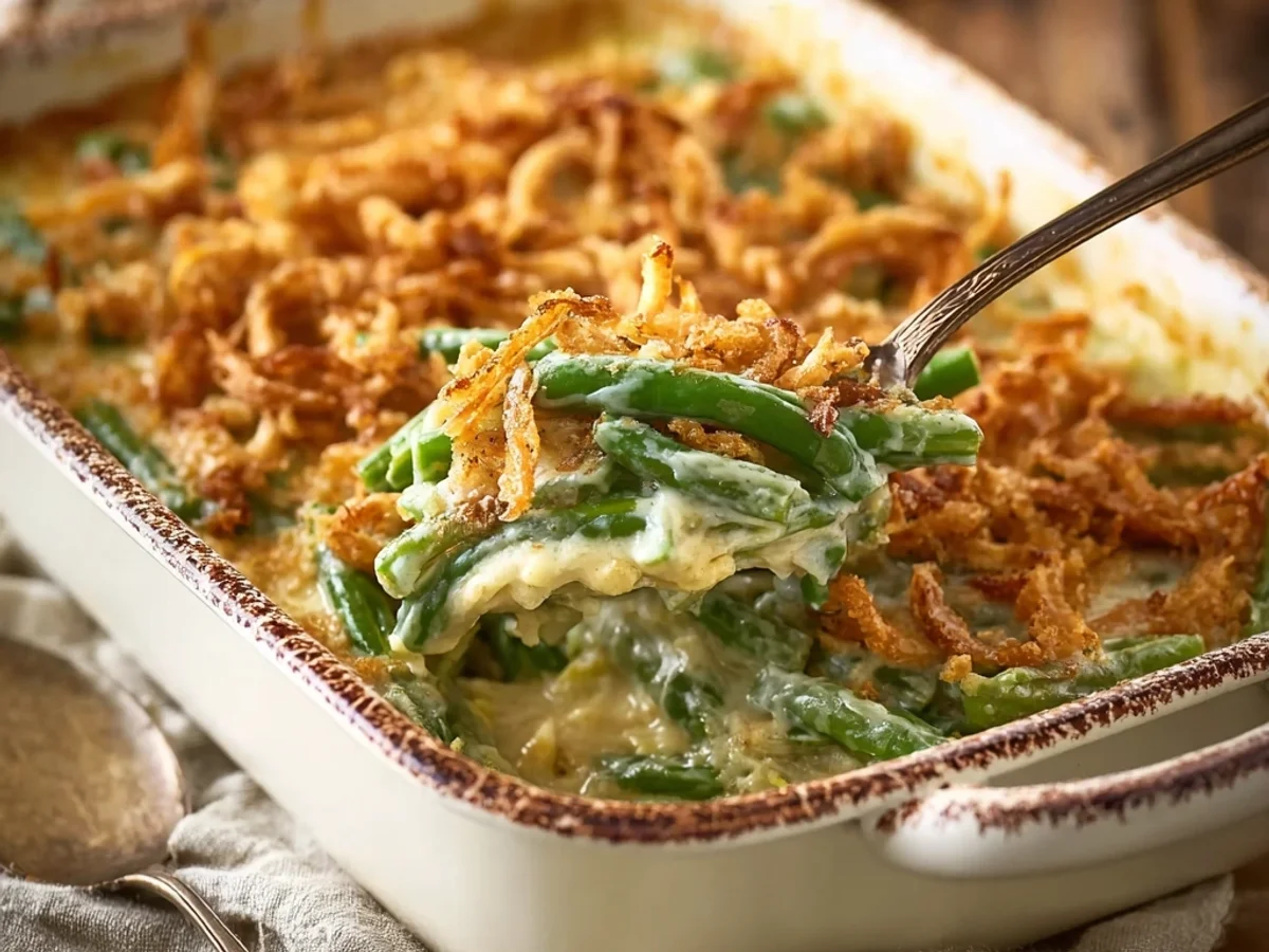 Creamy Cheesy Green Bean Casserole: Simple Comfort - Featured Image