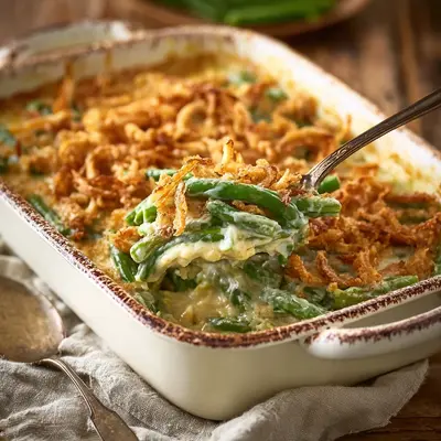 Creamy Cheesy Green Bean Casserole: Simple Comfort