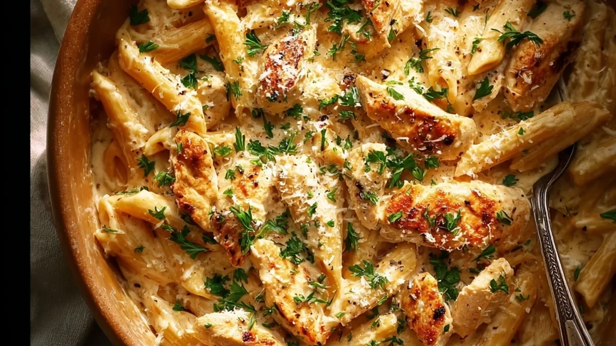 Creamy Chicken Penne Pasta: Hearty Weeknight Delight