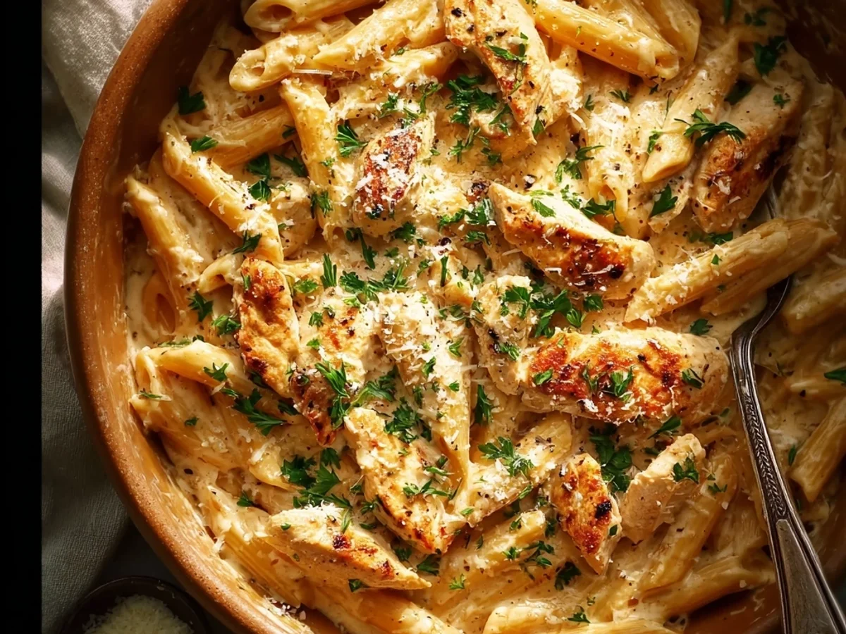 Creamy Chicken Penne Pasta: Hearty Weeknight Delight - Featured Image