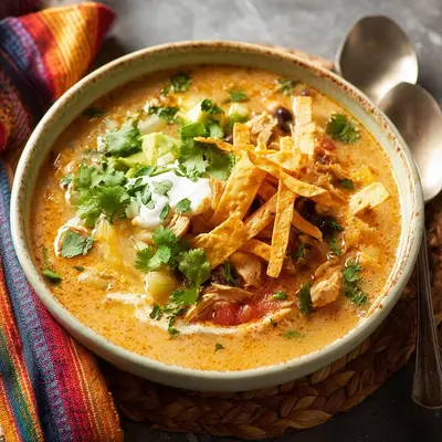 Creamy Chicken Tortilla Soup: Hearty Weeknight Comfort