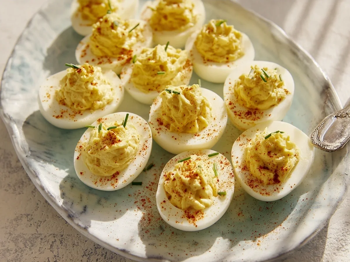Creamy Classic Deviled Eggs Recipe: A Timeless Treat - Featured Image
