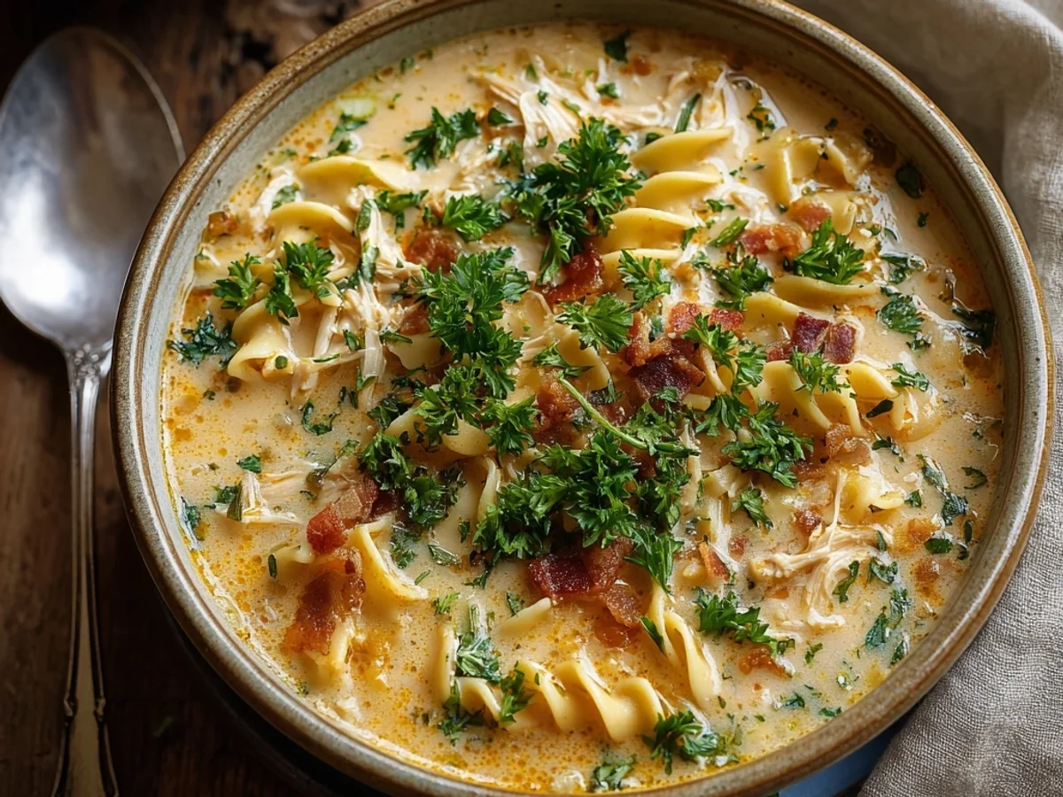 Creamy Crack Chicken Noodle Soup: Weeknight Comfort - Featured Image