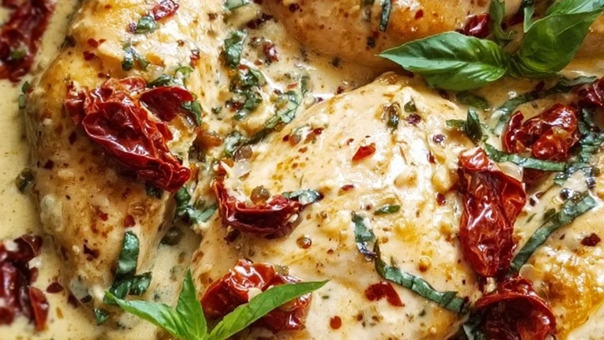 Creamy Crockpot Marry Me Chicken: Easy Dinner
