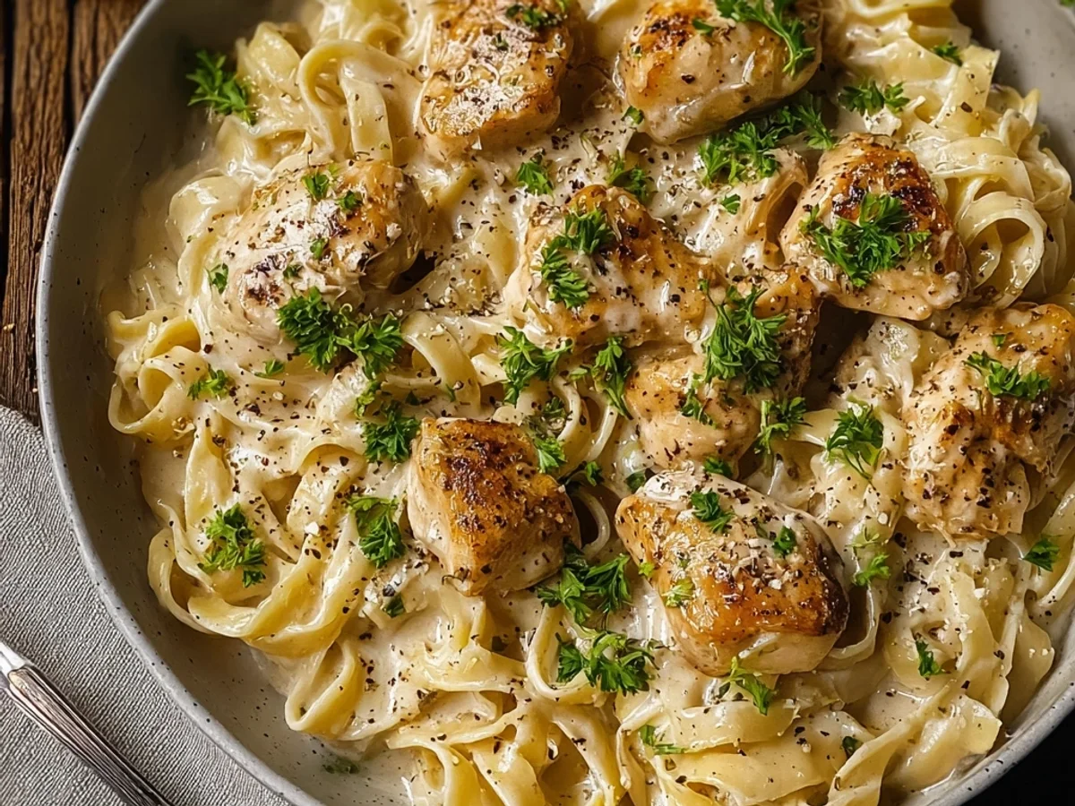 Creamy Garlic Butter Chicken Noodles: A Weeknight Hug - Featured Image
