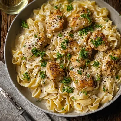 Creamy Garlic Butter Chicken Noodles: A Weeknight Hug