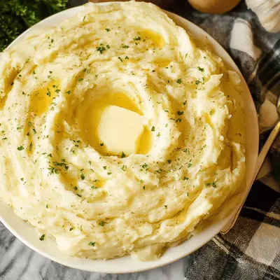 Creamy Garlic Mashed Potatoes Recipe