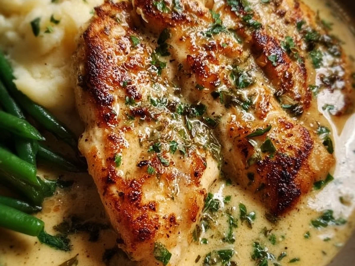 Creamy Garlic Parmesan Chicken Breast: 30 Min Meal - Featured Image
