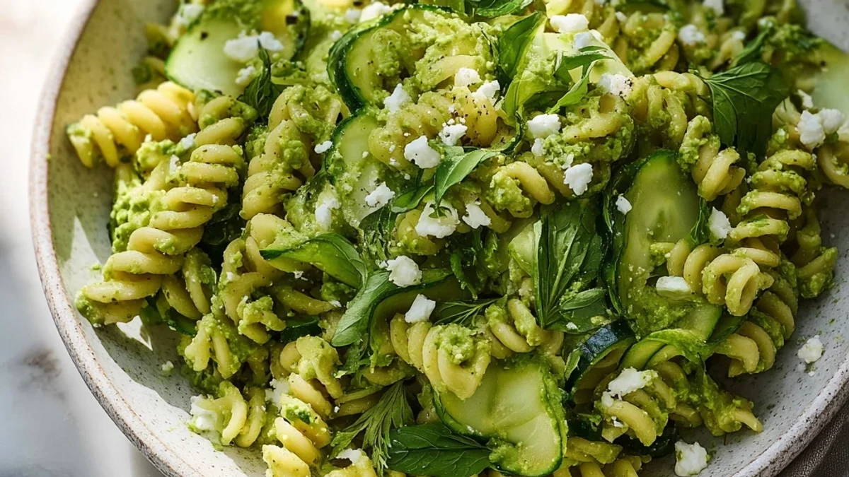 Creamy Green Goddess Pasta Salad: My Potluck Favorite
