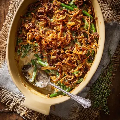 Creamy Homestyle Green Bean Casserole Recipe