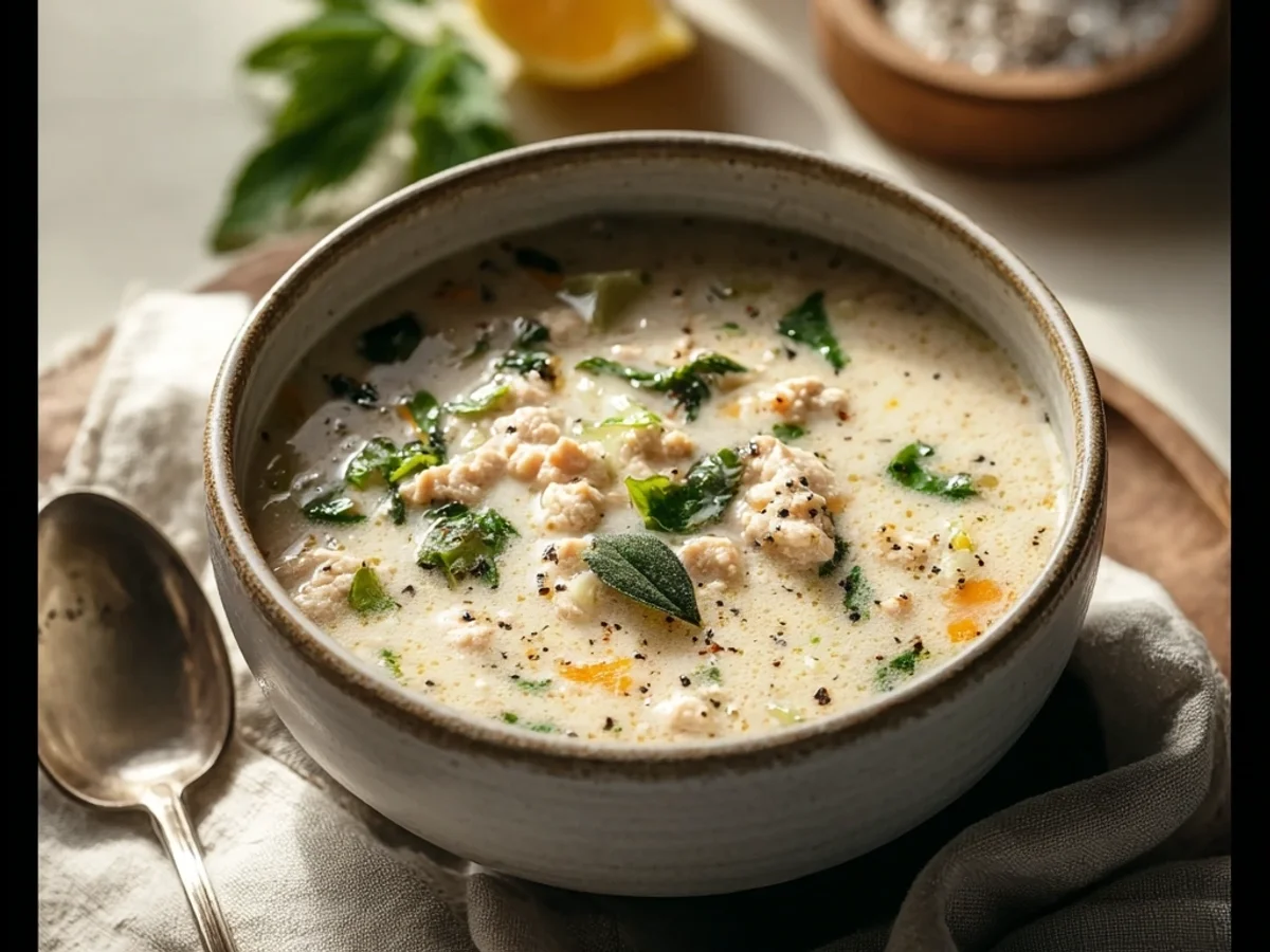 Creamy Italian Ground Chicken Soup: Simple Comfort - Featured Image