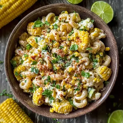 Creamy Mexican Street Corn Pasta Salad for Sunny Days