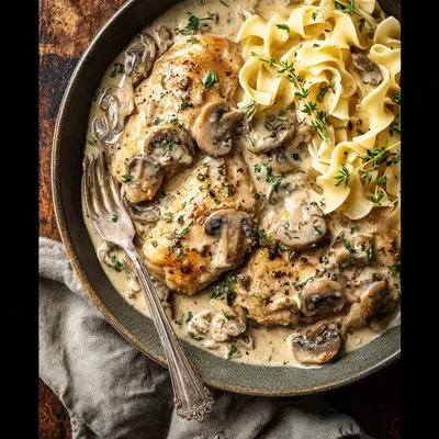 Creamy Mushroom Chicken: A Weeknight Hug