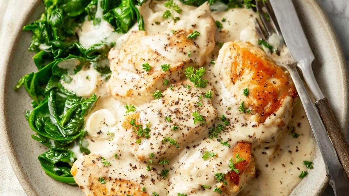 Creamy One-Pan Easy Cream Cheese Chicken Dinner