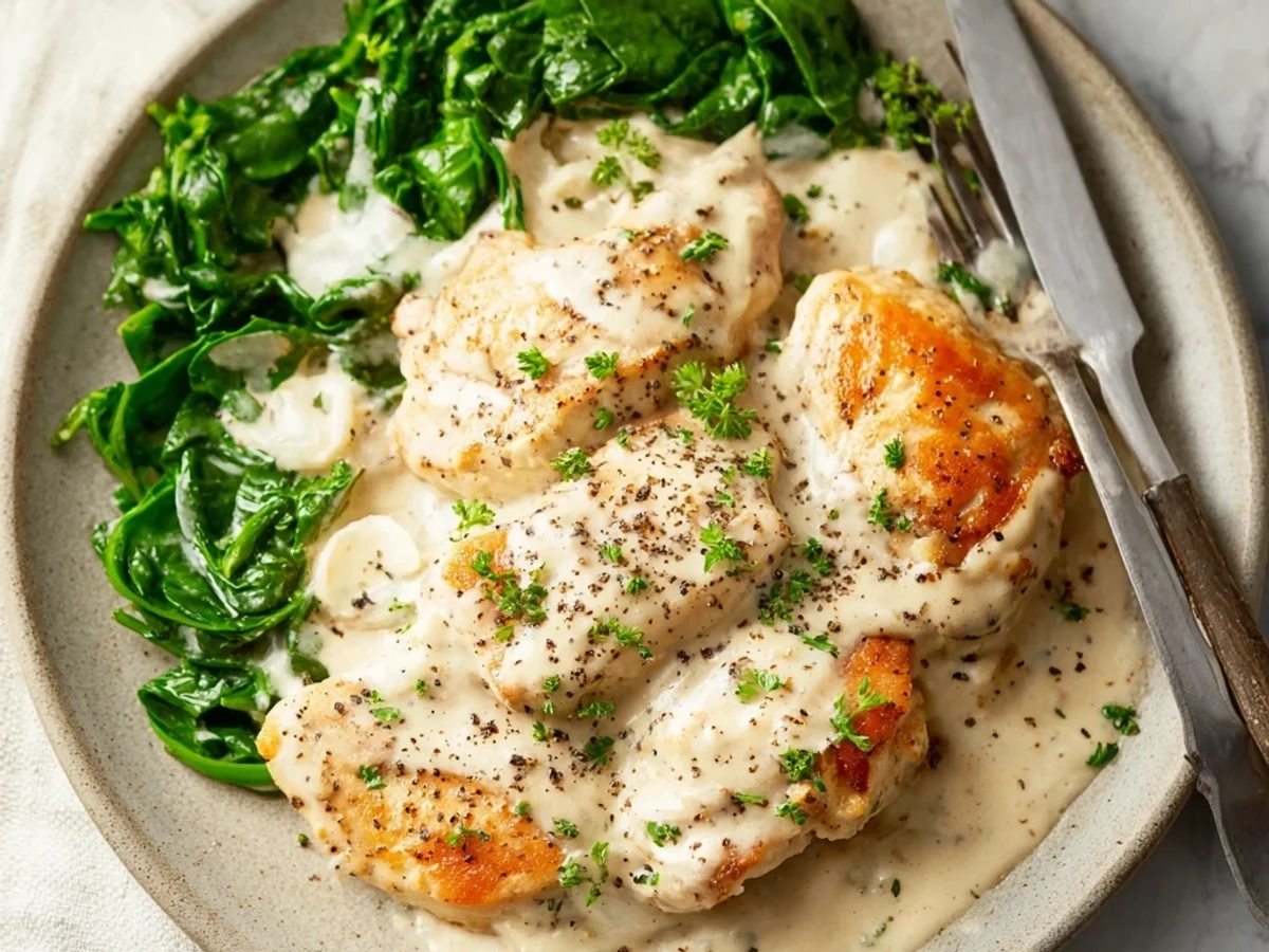 Creamy One-Pan Easy Cream Cheese Chicken Dinner - Featured Image