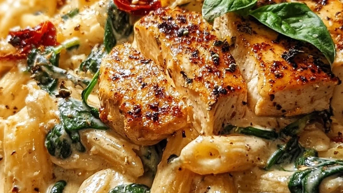 Creamy Parmesan Marry Me Chicken Pasta for Date Night