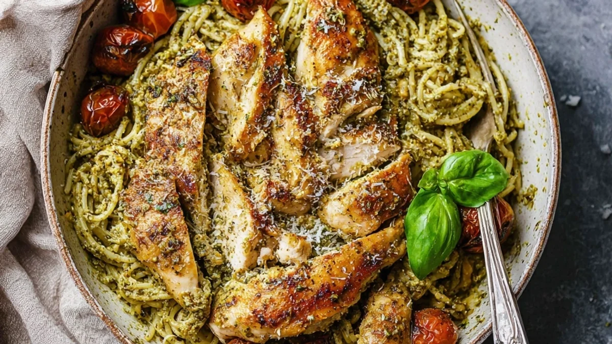 Creamy Pesto Chicken: A Fast & Flavorful Weeknight Meal