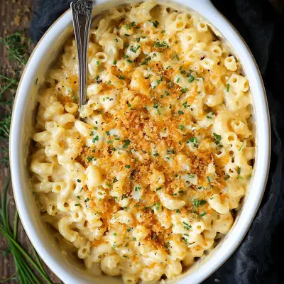Creamy Slow Cooker Four Cheese Mac and Cheese