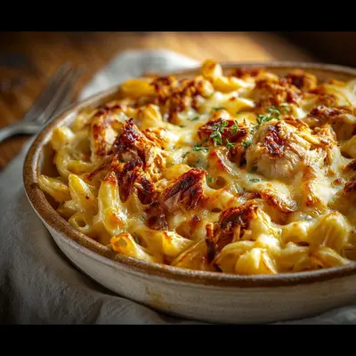 Creamy Smoky BBQ Chicken Mac and Cheese