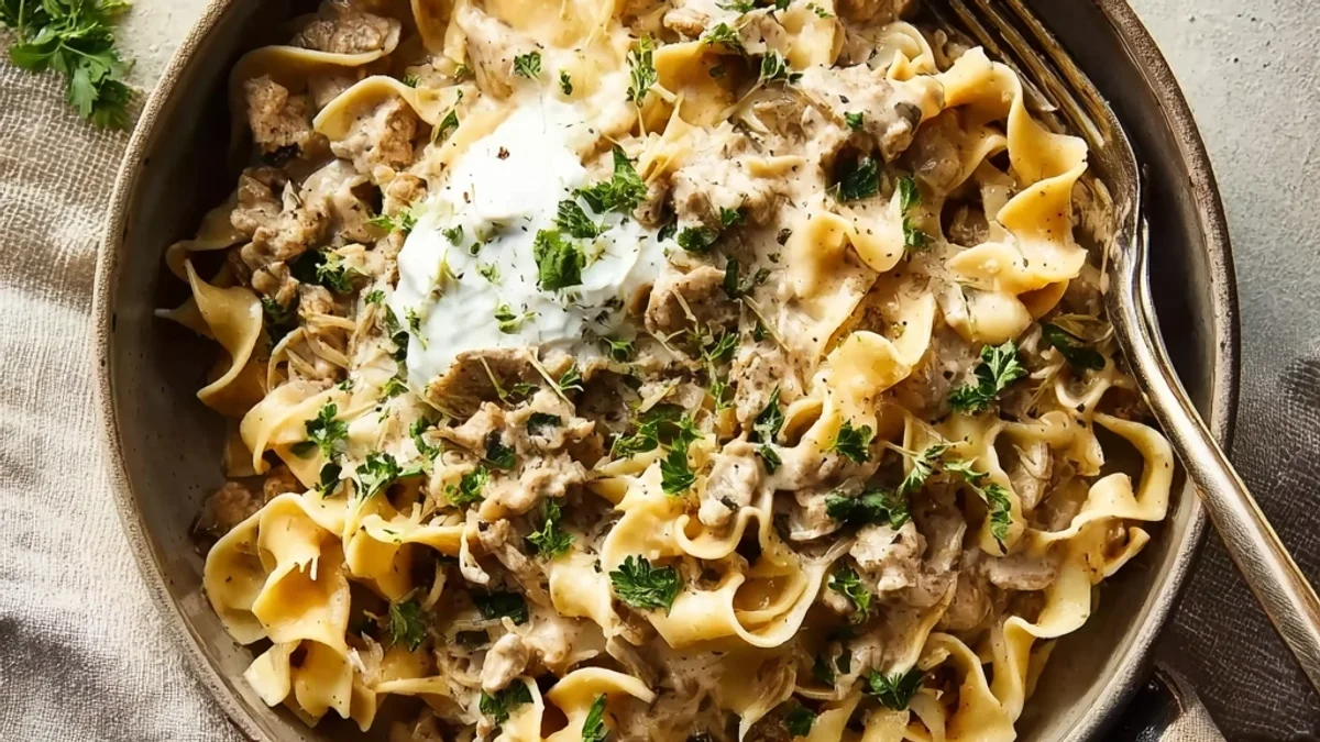Creamy Turkey Stroganoff: Quick Weeknight Comfort
