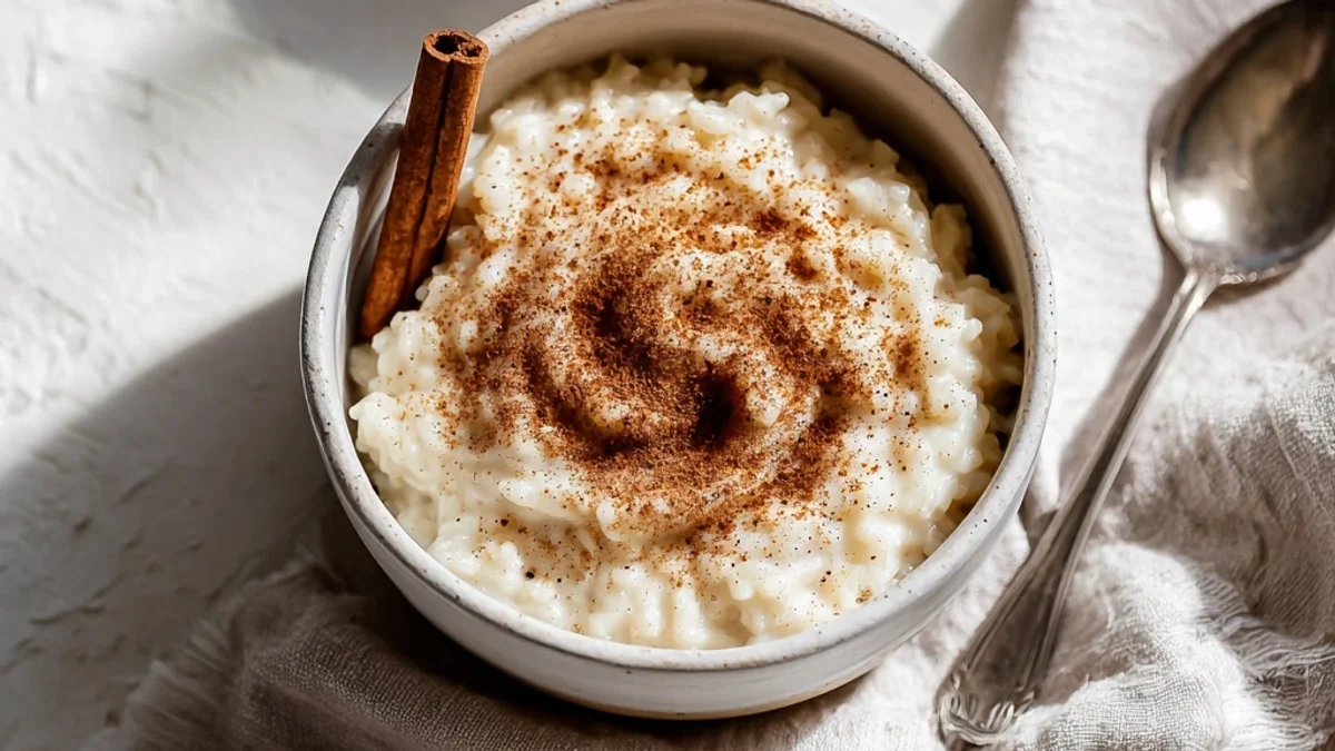 Creamy Vegan Arroz con Leche: Velvety Sweet