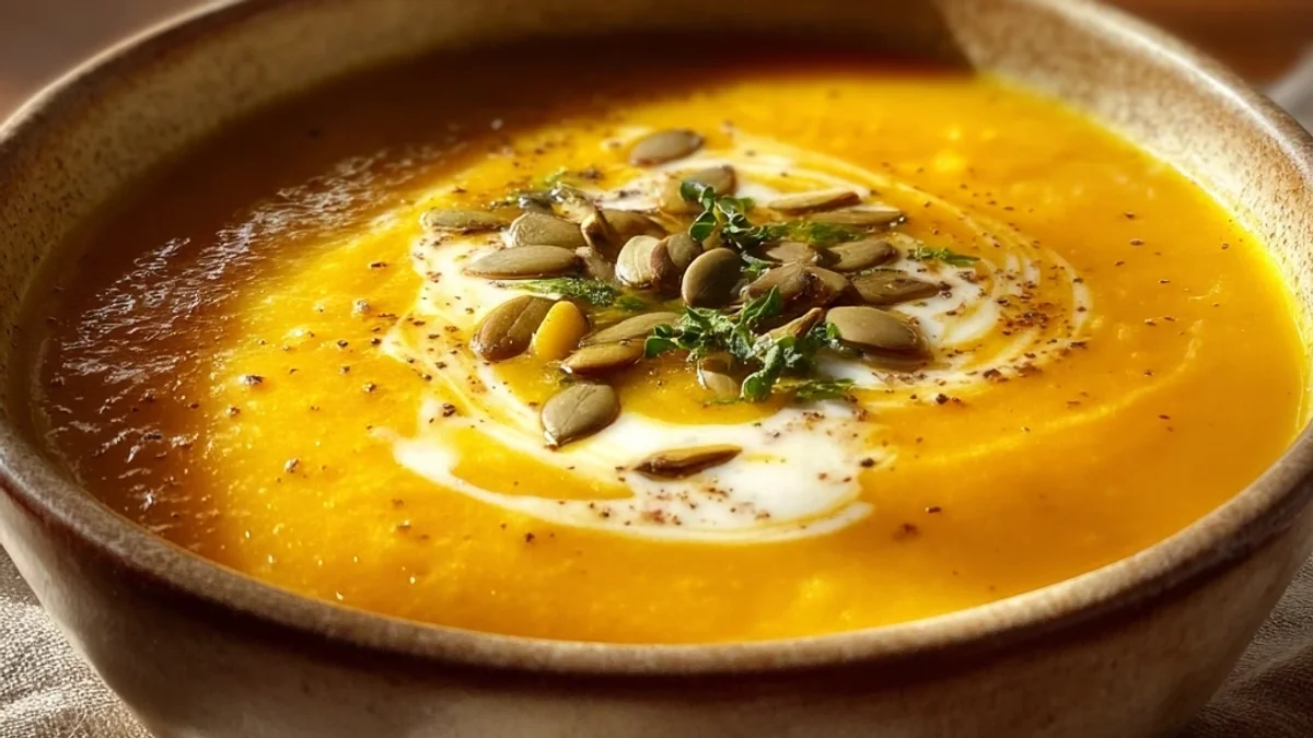 Creamy Velvety Butternut Squash Soup Recipe