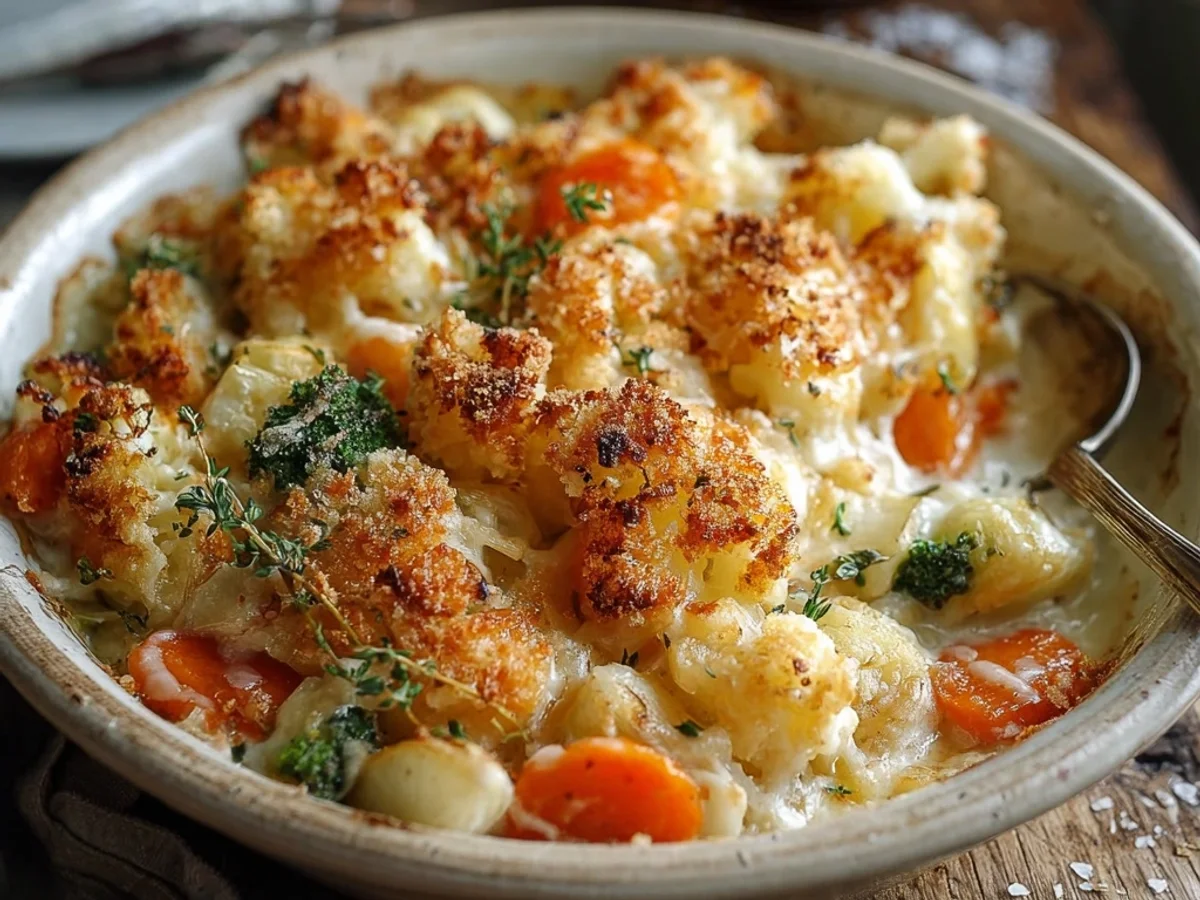 Creamy Winter Vegetable Bake: Hearty Comfort Dish - Featured Image