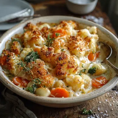 Creamy Winter Vegetable Bake: Hearty Comfort Dish