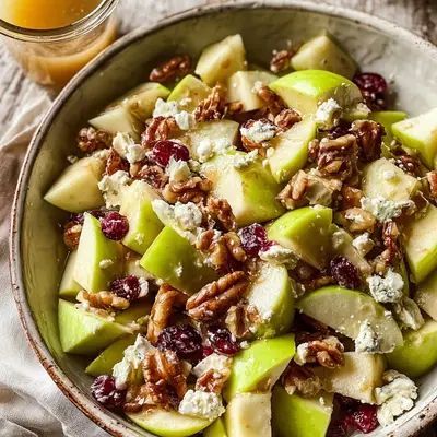 Crisp Apple Salad with Honey-Lime Dressing